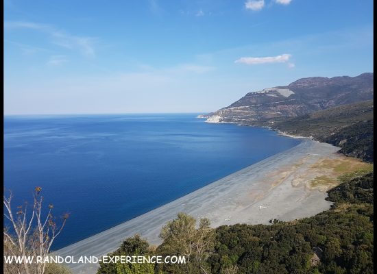 Corse 2019 Nonza plage de sable noir